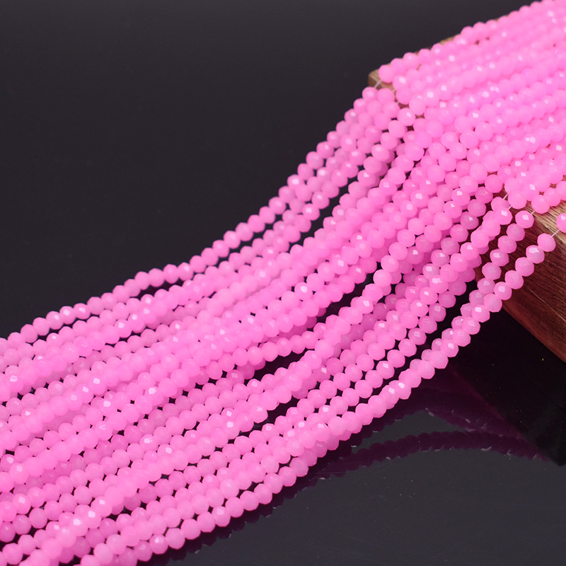 Glass Seed Beads 2Mm Jewelry Making - Rosa pesca brillante 1 2 3