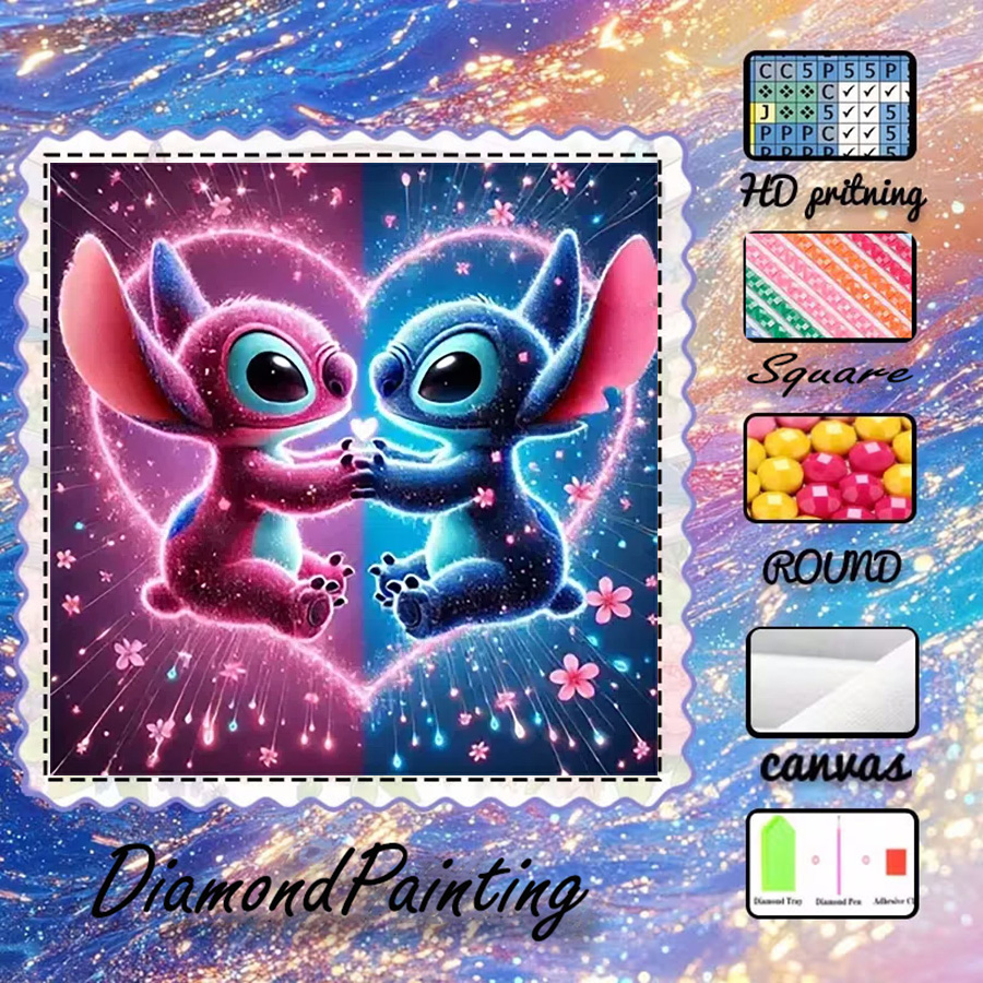 5D Diamond Painting Kit Full Drill - 1 pezzo - Potdemiel-5D-DIY - Tessuto