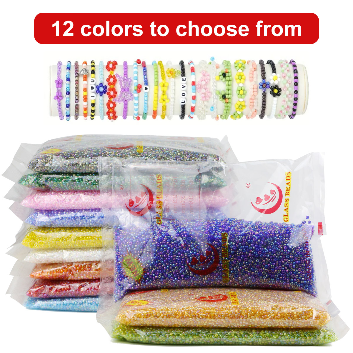 450g 2mm 3mm AB Color Charm ce - Glass Seed Beads 2Mm Jewelry Making recensione e prezzo