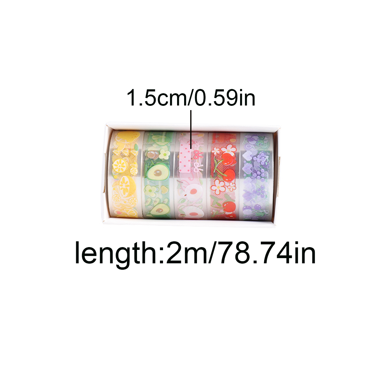 Set di 5 rotoli di nastro Wash - Scrapbooking recensione e prezzo