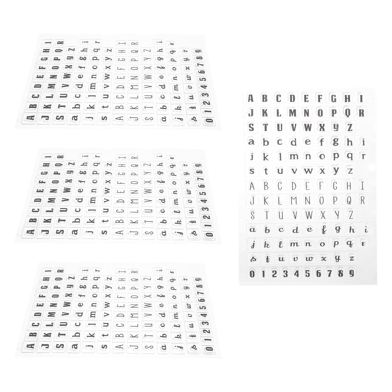 4 pezzi di timbri trasparenti  - Clear Silicone Stamps For Card Making recensione e prezzo