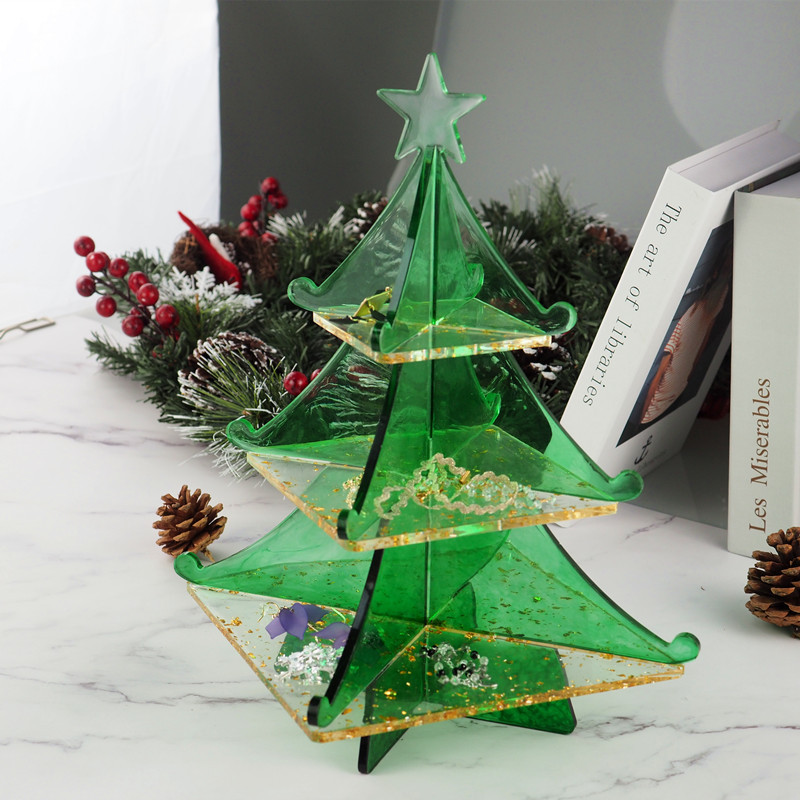 Albero di natale fiocco di nev - Silicone Epoxy Resin Molds Set recensione e prezzo